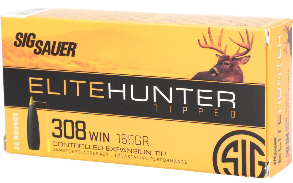 SIG AMMO 308WIN 165GR ELITE TIPPED 20/10 - Ammunition